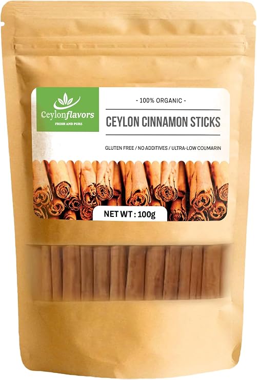 Organic Ceylon Cinnamon Sticks — 3.5 oz (True Cinnamon, Sri Lanka) - Cinnamon Isle